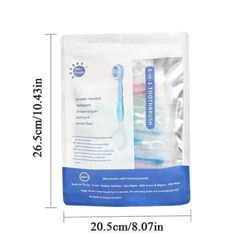 5-in-1 Toothbrush withToothpaste & Floss