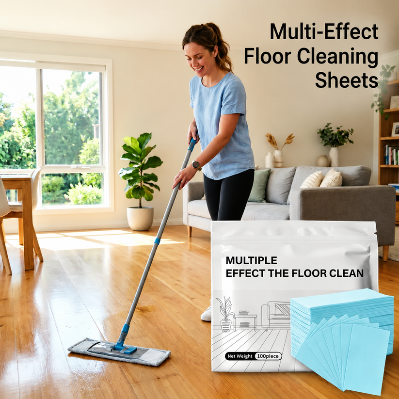 (1set 100PCS)-Last Day 80% OFF Multi-Surface Antibacterial Cleanerfor Hardwood, Tile & Laminate