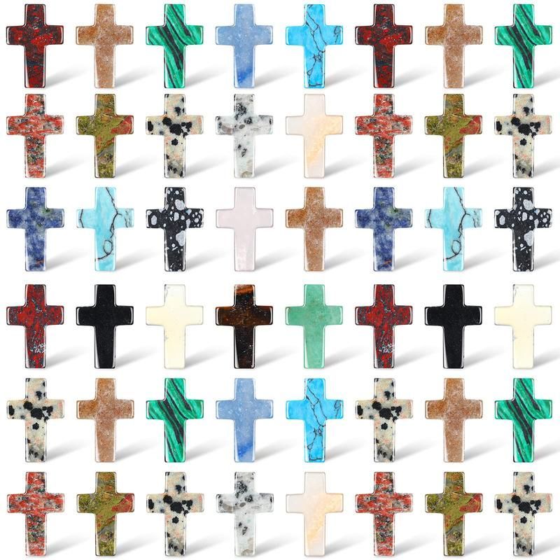 🔥Limited Time 49% Off✨Easter Cross Crystal Stone Natural Crystal Pocket Ston✝️