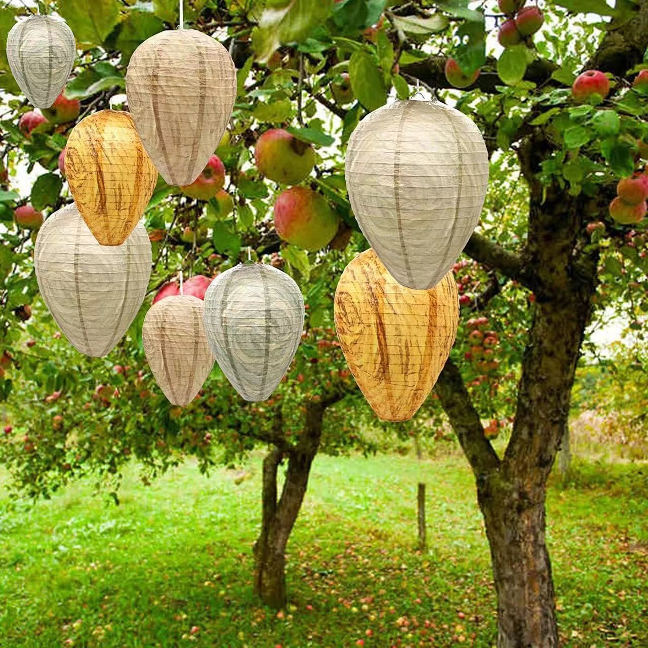 Best Bee Brothers Wasp Deterrent Hives Decoy Nests for Wasps & Yellowjackets Outdoor Garden