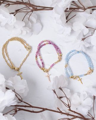 🔥 49% OFF - ✝️Handcrafted Rosary Bracelets📿