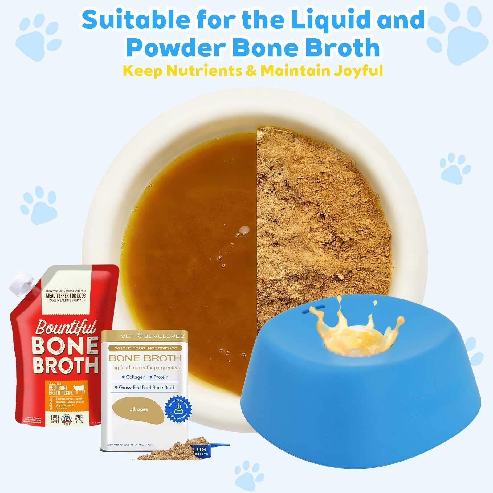 No-Spill Slow Feeder Lick Bowl
