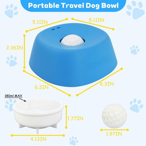 No-Spill Lick Bowl