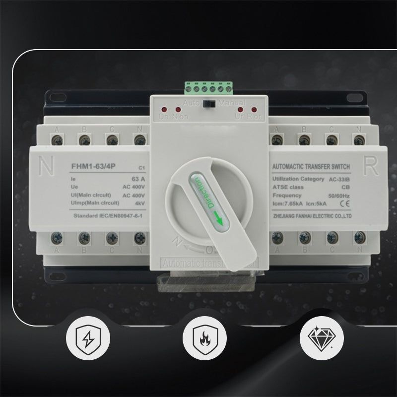 ⚡New Product⚡220V Dual Power Automatic Transfer Toggle Control Switch