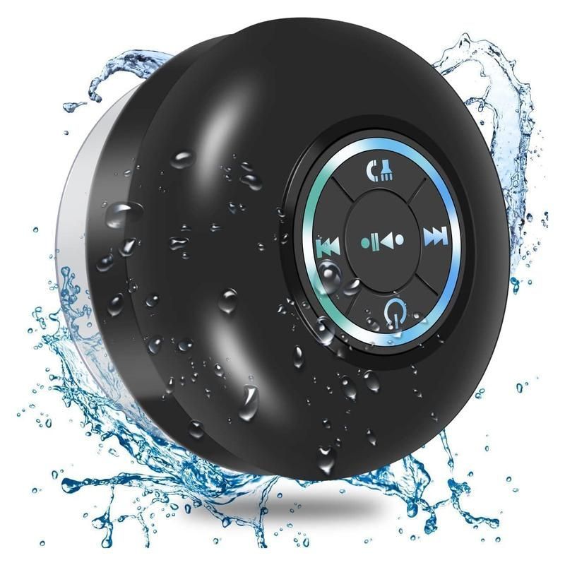💥 49% OFF💥🎶🎵Suction Cup USB Rechargeable Waterproof Speaker with LED Light
