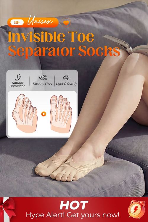 Orthopedic Invisible Toe Socks