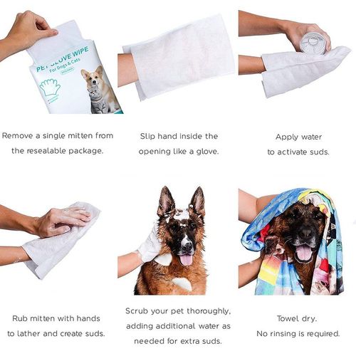 Dog Shampoo Mitts