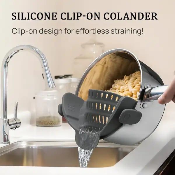 🔥Silicone Clip-On Colander