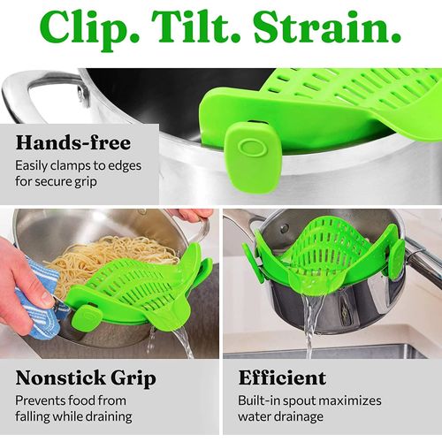 Silicone Clip-On Colander