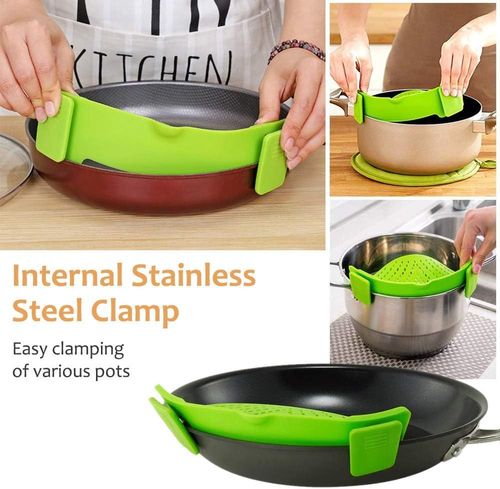 Silicone Clip-On Colander