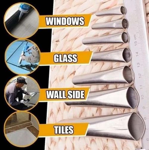 Caulking Nozzle Applicator Finishing Tool