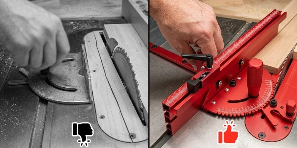 Precision Table Saw Miter Guide