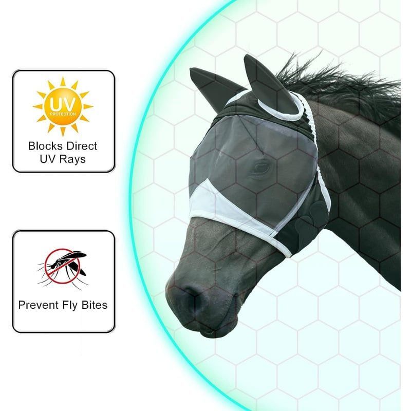 BUY 1 GET 2 !!! 🔥Essential For Horse Breeding🐎🛡️Supreme Horse Fly Mask