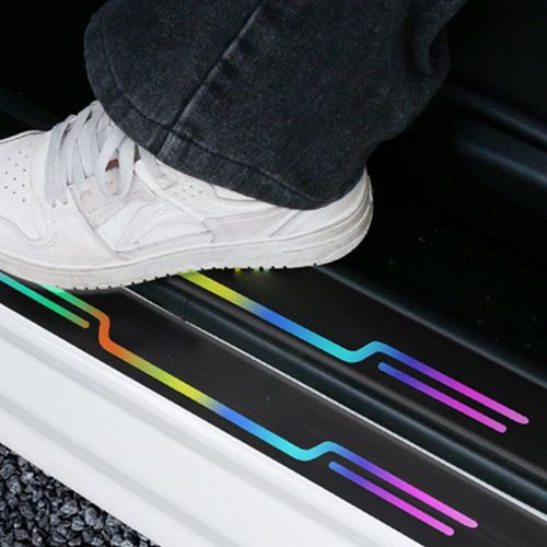 Car Door Sill Anti-Scratch Strips, total 4 Pcs