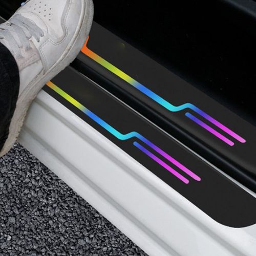 Car Door Sill Anti-Scratch Strips, total 4 Pcs