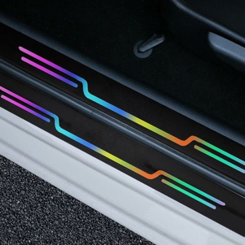 Car Door Sill Anti-Scratch Strips, total 4 Pcs