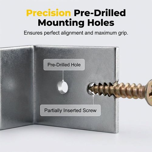 BUY 1 GET 10 !!! 🌬️💨 Say goodbye to wobbly fences! ⚙️Heavy-Duty Z-Brackets for Wood Fencing