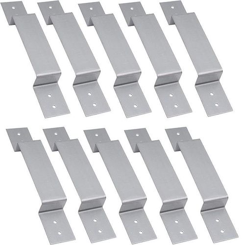 BUY 1 GET 10 !!! 🌬️💨 Say goodbye to wobbly fences! ⚙️Heavy-Duty Z-Brackets for Wood Fencing