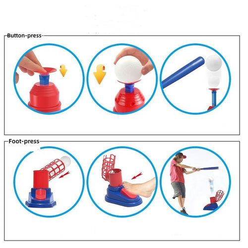 🔥2026 BESTSELLER! Kids Automatic Baseball Pitching Machine Set 🎉🥎