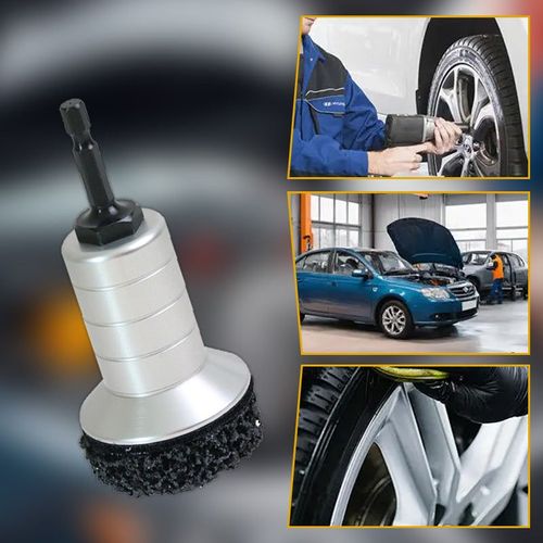 Rust Removal & Maintenance Tool Kit for Automotive Wheel (with 5 Polishing Pads)