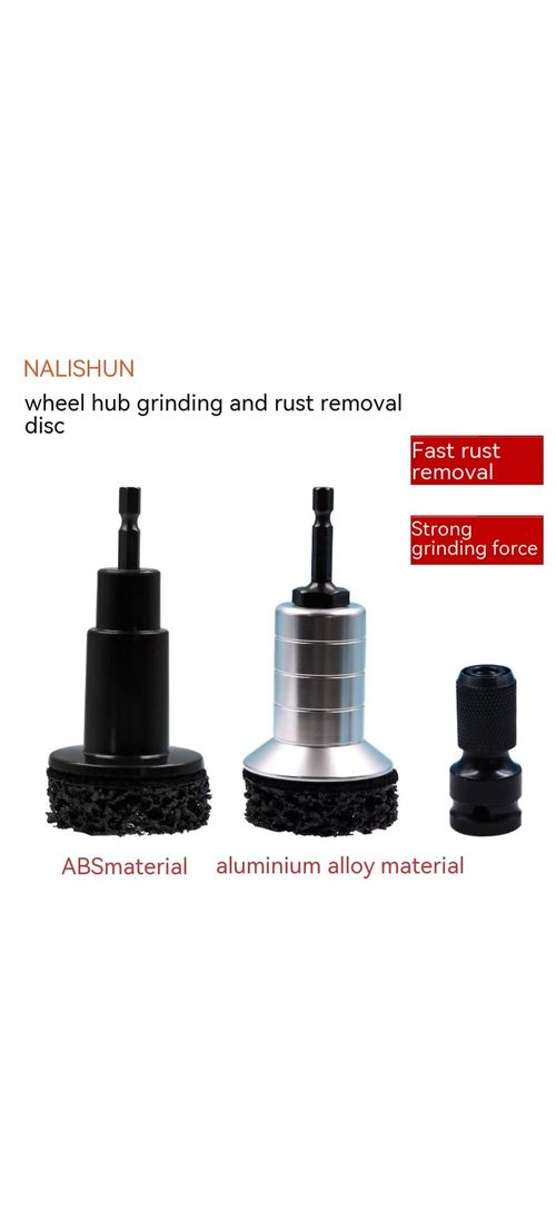 Rust Removal & Maintenance Tool Kit for Automotive Wheel (with 5 Polishing Pads)