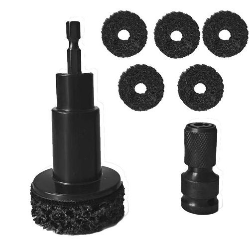 Rust Removal & Maintenance Tool Kit for Automotive Wheel (with 5 Polishing Pads)