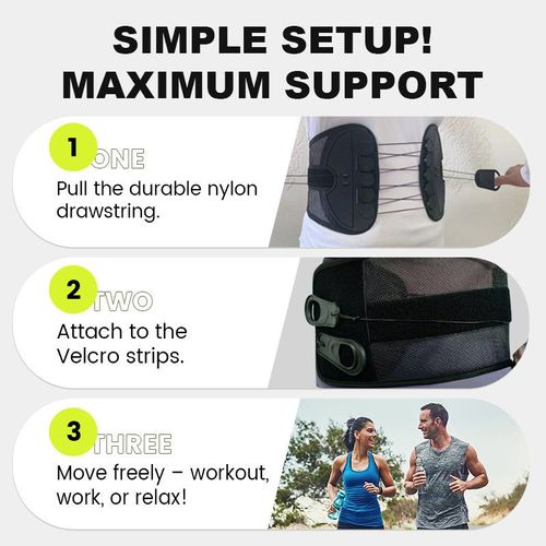 🔥Hot Sale-Adjustable Lumbar Support Belt