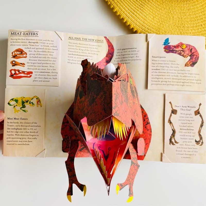 ⏰Historical Lowest Price: Save 49%-🦖3D Encyclopedia Prehistorica Dinosaurs📙HARDCOVER