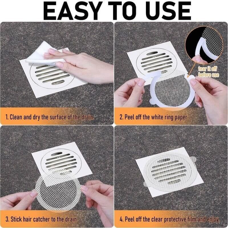 BUY 1 GET 3 !!! 🔥30 PCS Disposable Shower Drain Hair Catcher