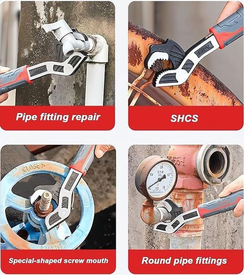 Multi-function Self-locking Pipe Wrench