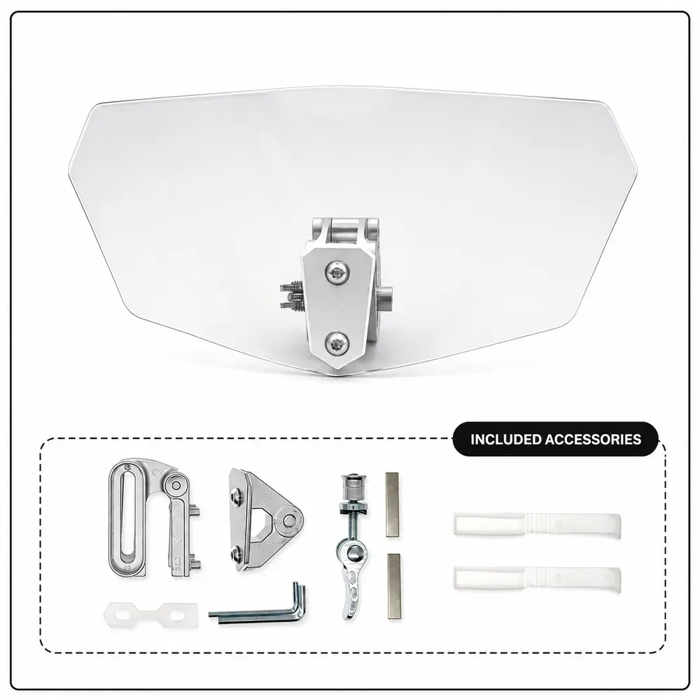 Adjustable Motorcycle Wind Deflector