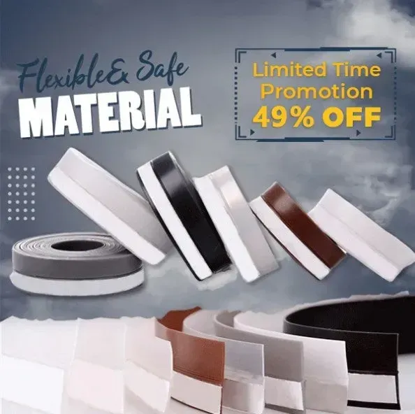 BUY 1 GET 3 !! 🚪🌧️ 50% OFF! 5M Weatherproof Door Seal – keeps home warm, dry & quiet. Self-adhesive silicone blocks drafts, dust & insects. Fits every door! 🛡️✅