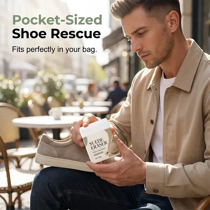 BUY 1 GET 2 !! 🥳2026 HOT SALE👟Suede Eraser Cleaner – waterless, removes scuffs & dirt from suede, nubuck, shoes & bags. Quick & easy! 🧽✅