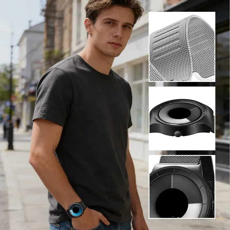 Futurist Minimalist Men's Watch