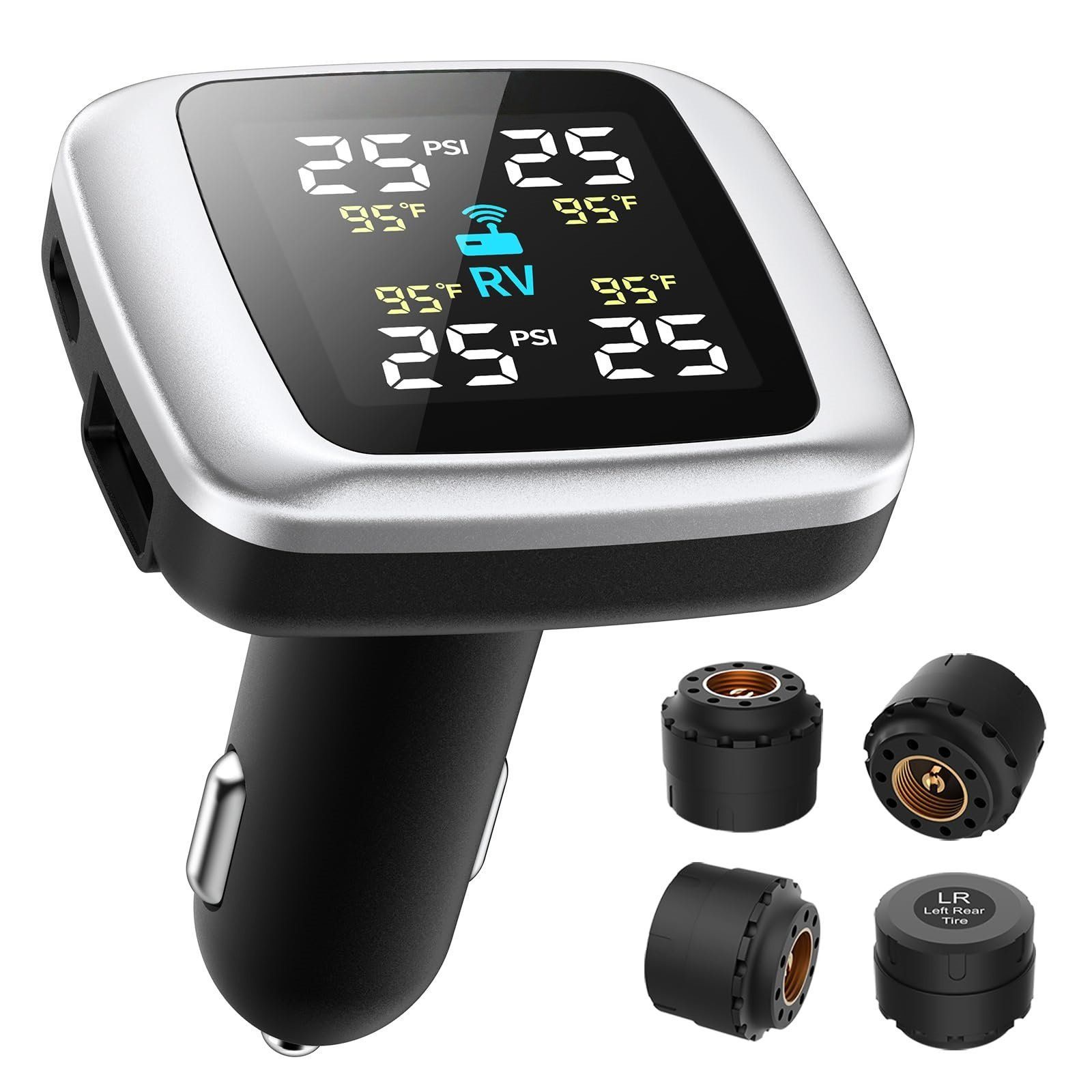 Plug-and-Play Wireless Tire Pressure Monitoring System (TPMS)