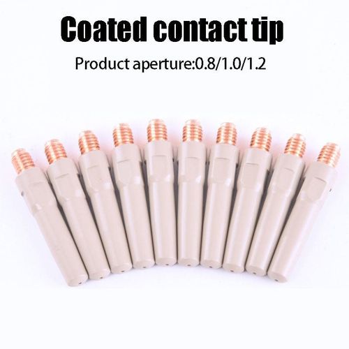 Welding Gun Nozzle with Non-Stick Coating for Slag Protection