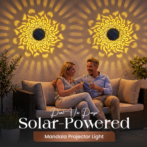 Solar Mandala Light for Garden & Patio