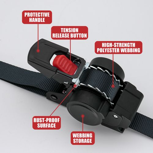 Auto Ratchet Strap with Universal Plate