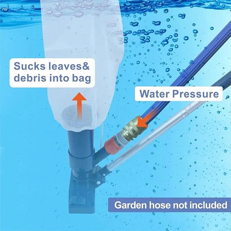 Pool cleaning vacuum set💦