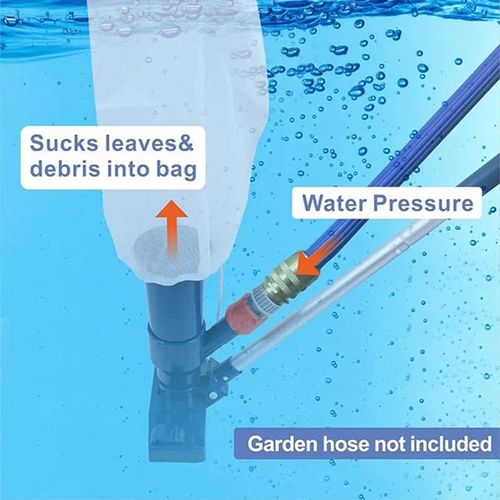 Pool cleaning vacuum set