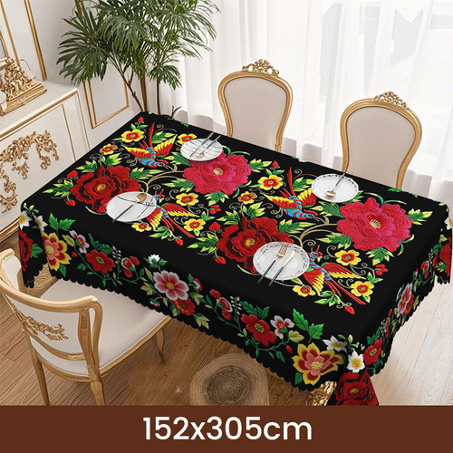 Mexican Floral Tablecloth