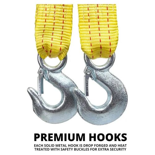 🔥Tow Strap with Hooks 4m