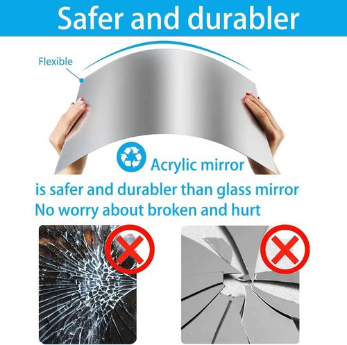 A mirror that won't break-Self Adhesive Mirrors Sheets