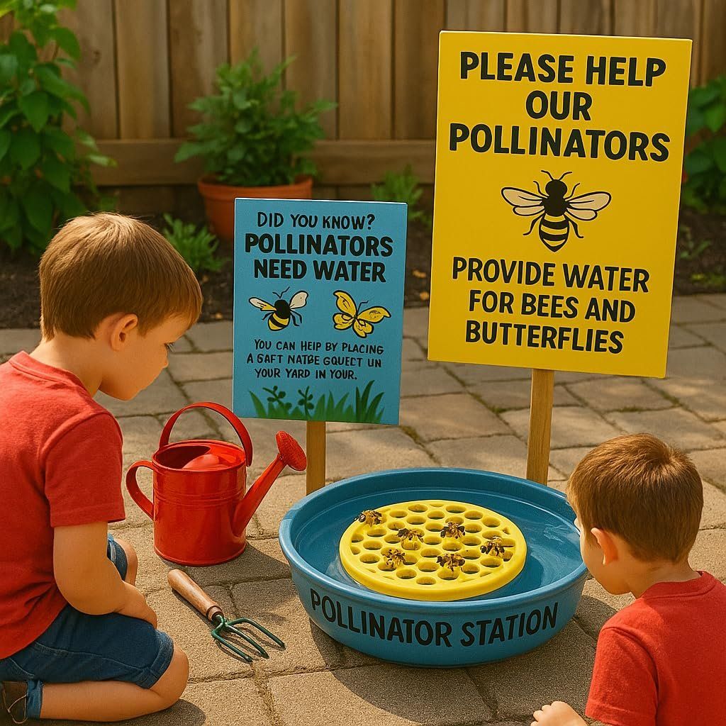 buy 1 get 1 free 🐝 Floating Bee Station - Bee-Friendly Hydration Station