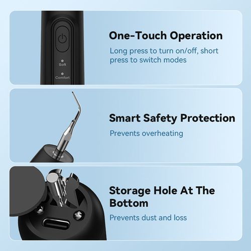 Smart Ultrasonic Water Flosser for Teeth