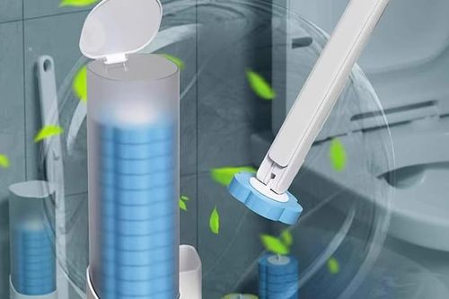 Disposable toilet cleaning tool