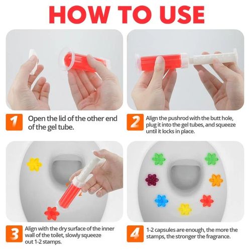 Toilet Cleaning Gel Stamps