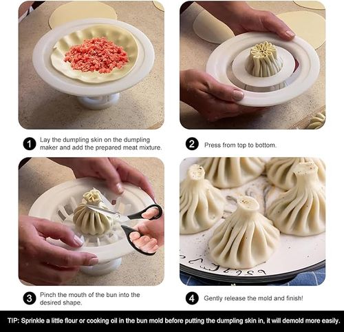 Buy 1 get 2-Flower Shaped Bun & Dumpling Machine