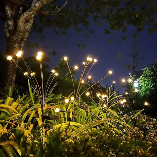 Spring Solar Powered Firefly Garden Stake Light