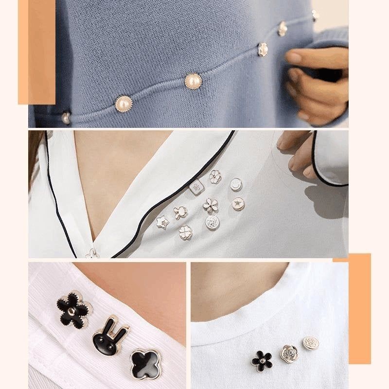 🔥Last Day 48% OFF🔥10-piece brooches buttons